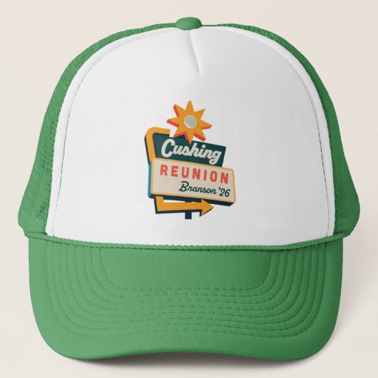 Cushing Wegwijsbord Trucker Pet (Voorkant)