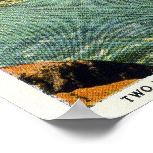 Cushing's Island Uitzicht of White Head Poster (Hoek)