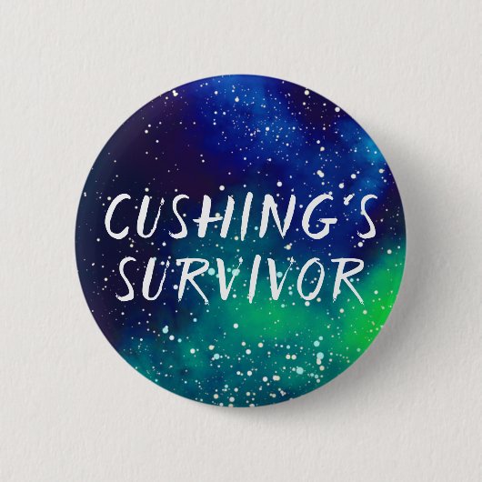 Cushing's Survivor Galaxy Identity Ronde Button 5,7 Cm (Voorkant)