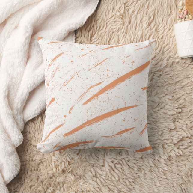 Cushion 40,6 x 40,6 cm - Orange Stripes Kussen (Deken)