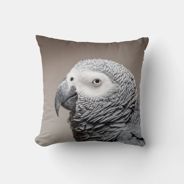 Cushion Congo Afrikaanse grijze papegaai Kussen (Voorkant)