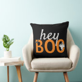 Cushion - hey BOO Ghost/Bats Black Kussen (Stoel)