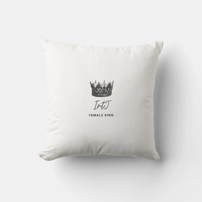 cushion Intj Female king Intj Kussen (Voorkant)
