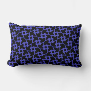 Cushion is terug. Jimette Design blue on black Kussen