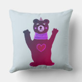 Cushion Kinder Room Brown Lady beer Kussen (Achterkant)