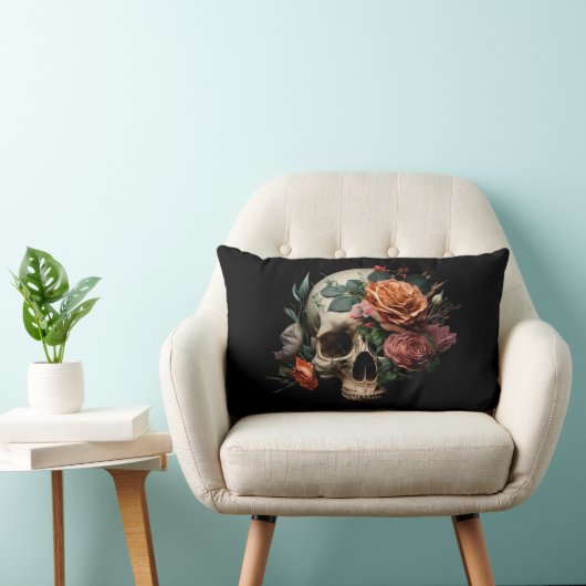 Cushion Pillow met Rozen langwerpig Kussen (Stoel)