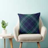 Cushions - Blauw en groen Tartan Kussen (Stoel)