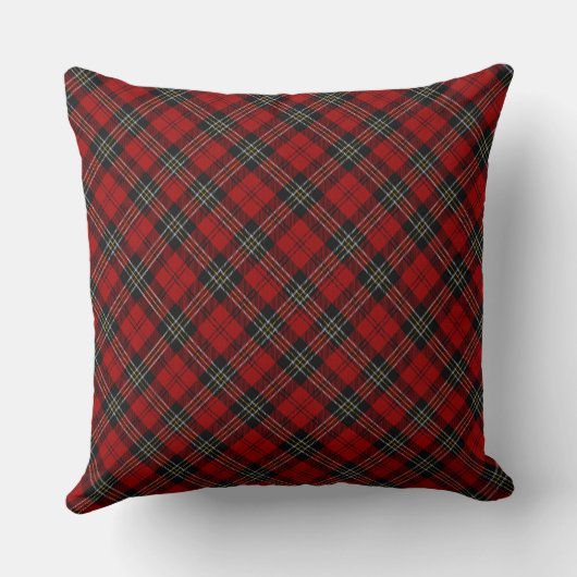 Cushions - Red Tartan Macpherson Clan Kussen (Achterkant)