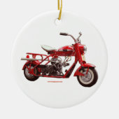 Cushman_Blue_texturizer Keramisch Ornament (Voorkant)