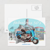 Cushman_Eagle_Blue Briefkaart (Voorkant / Achterkant)