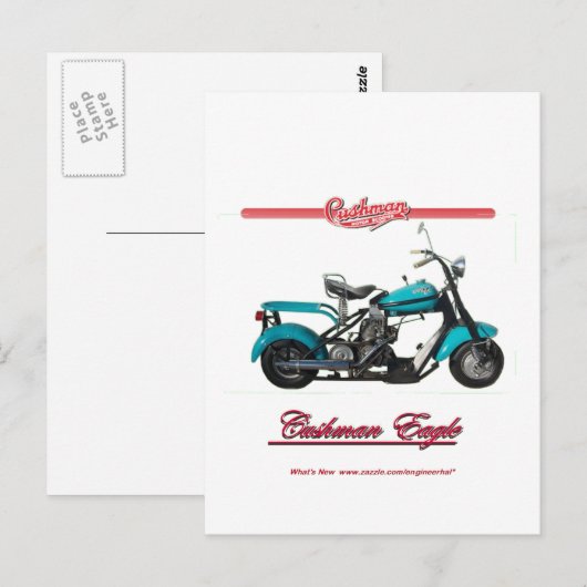 Cushman Eagle Briefkaart (Voorkant / Achterkant)
