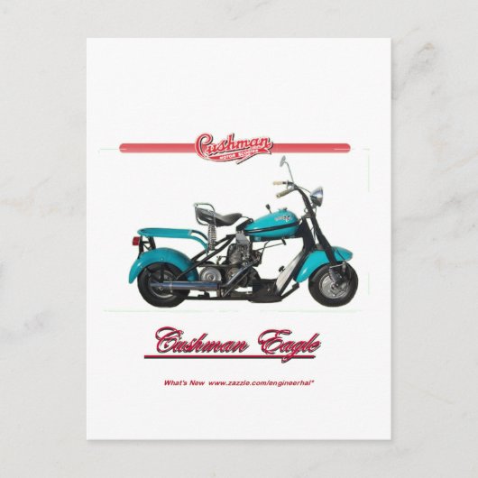 Cushman Eagle Briefkaart (Voorkant)