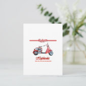 Cushman Highlander Scooter Briefkaart (Staand voorkant)