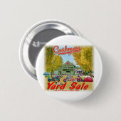 Cushman Yard Sale Ronde Button 5,7 Cm (Voorkant /achterkant)