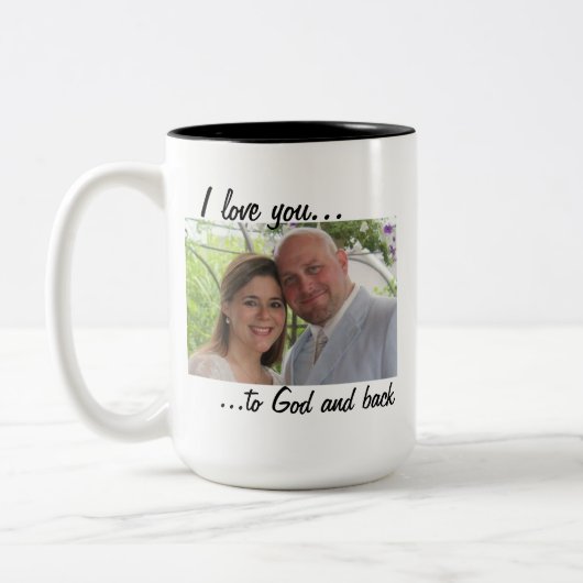 Cusomize het! Glaswaar Tweekleurige Koffiemok (Links)