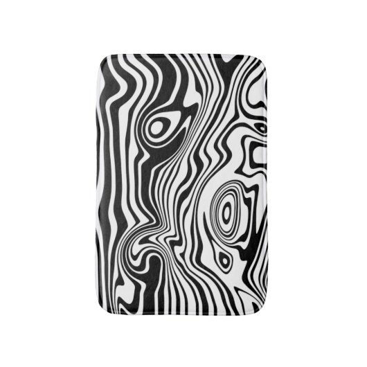 Cusrom Colors Bath Mat - Art Waves (Voorkant Verticaal)