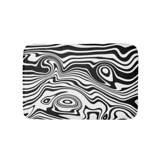 Cusrom Colors Bath Mat - Art Waves (Voorkant)