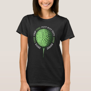 Cuss Golf Ball Crazy Golfing Humor T-shirt