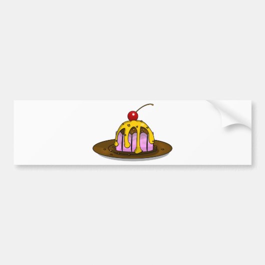 Custard Chock-Chip Cake Bumpersticker (Voorkant)