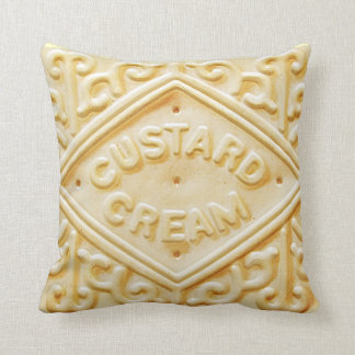 Custard Cream Retro Biscuit Kussen Kussen Kussen