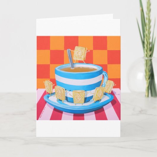 Custard Cream Tea Kaart (Voorkant)