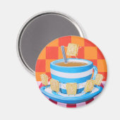 Custard Cream Tea Magneet (Voorkant / Achterkant)