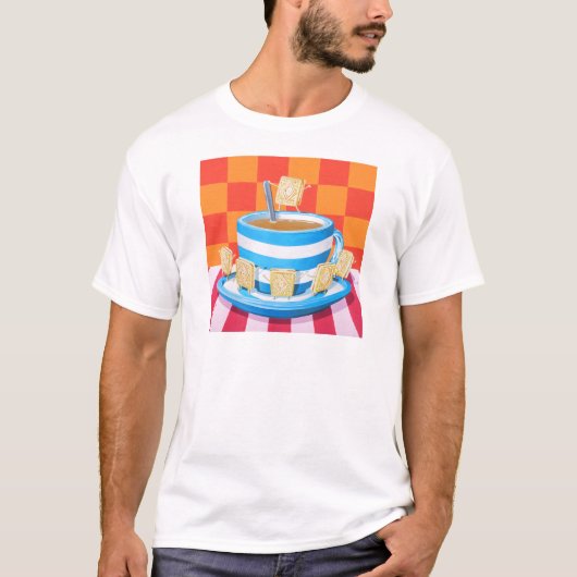 Custard Cream Tea T-shirt (Voorkant)