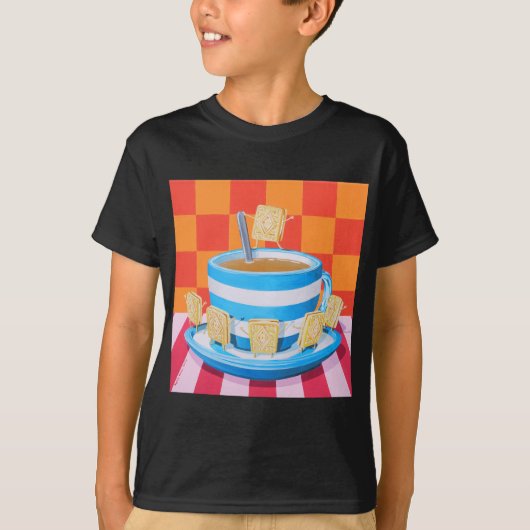 Custard Cream Tea T-shirt (Voorkant)