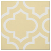 Custard Yellow Moroccan Trellis Pattern Fabric 02 Stof (Swatch)