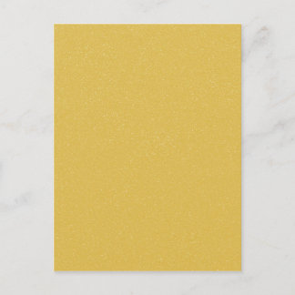 Custard YELLOW with fine Glitter Briefkaart