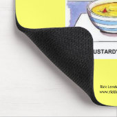 Custards Laatste Flan Grappige Cartoon Muismat (Hoek)