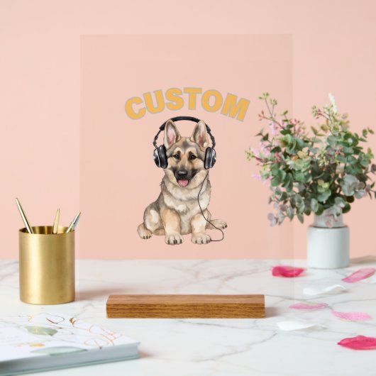 CUSTEM Acryl Teken Acryl Bord (Huwelijk)