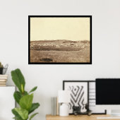 Custer City SD 1891 Poster (Thuiskantoor)