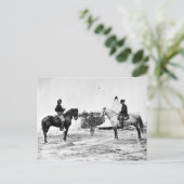 Custer en Pleasanton Briefkaart (Staand voorkant)