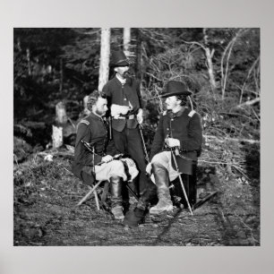 Custer & Friends, 1862 Poster