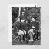 Custer & Friends, jaren 1860 Briefkaart (Voorkant / Achterkant)