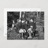 Custer & Friends, jaren 1860 Briefkaart (Voorkant / Achterkant)