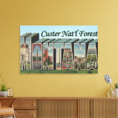 Custer Nat'l Forest, Montana Canvas Afdruk (Insitu (Woonkamer))