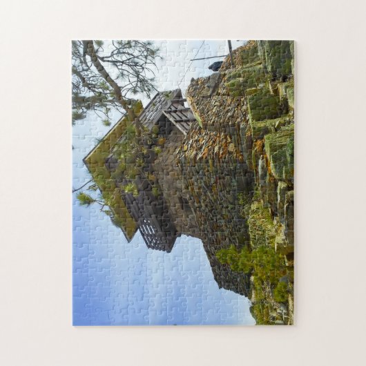 Custer Peak South Dakota. Legpuzzel (Verticaal)