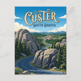 Custer South Dakota Briefkaart
