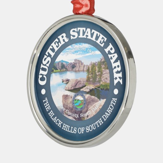 Custer SP Metalen Ornament (Links)