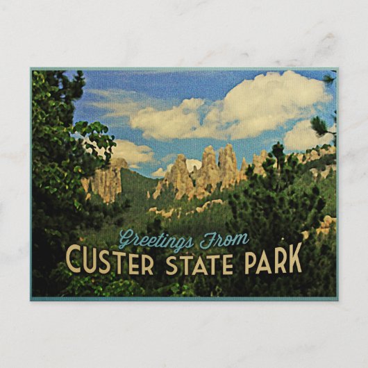 Custer State Park Briefkaart (Voorkant)