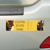 Custer State Park Bumpersticker (Op auto)