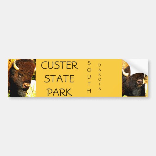 Custer State Park Bumpersticker (Voorkant)