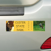 Custer State Park Bumpersticker (Op auto)