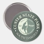 Custer State Park (CLB) Magneet (Voorkant / Achterkant)