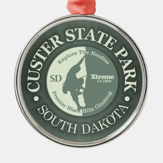 Custer State Park (CLB) Metalen Ornament (Voorkant)