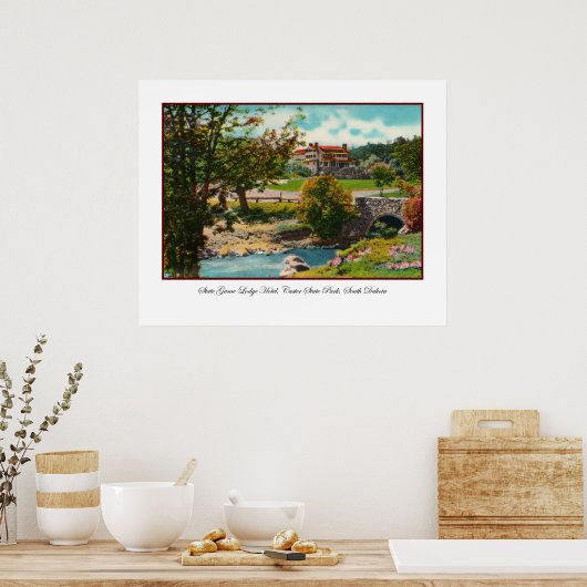 Custer State Park Game Lodge Print (Keuken)