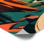 Custer State Park Hedendaagse kunst Poster (Hoek)