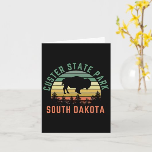 Custer State Park Kaart (Gele Bloem)